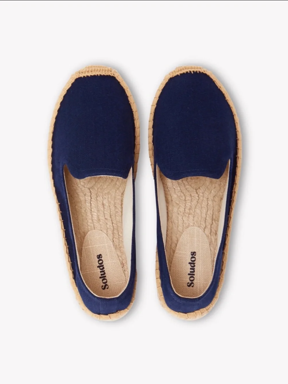 SOLUDOS Armada Blue Smoking Platform Espadrilles